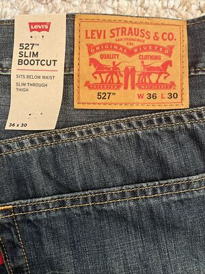 Levi's 527 Slim Bootcut デニム size 36✖️30 Levi's Men's 527 Slim Bootcut Fit Jeans, (New) Sequoia Rt