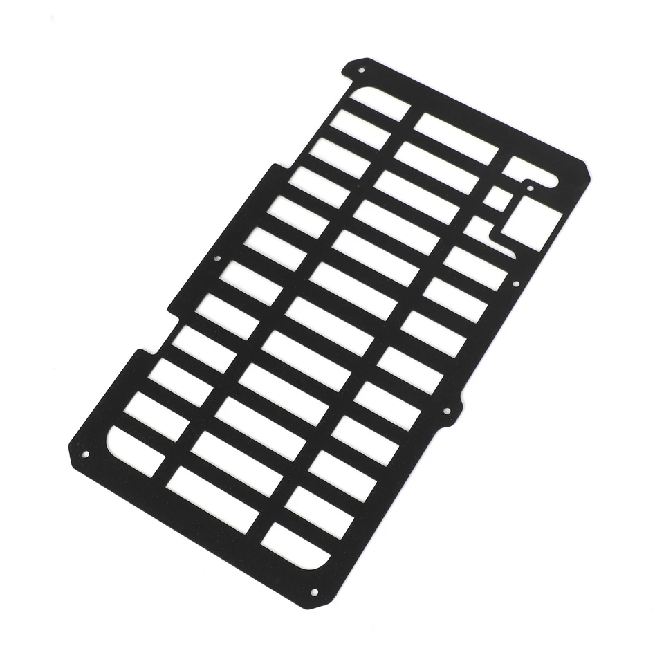 Protecteur Couvercle Radiateur En Acier Inoxydable Noir Pour Honda Crf300L 21-22 - Photo 2/4