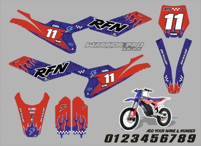 Grafik Kit für RFN Warrior Pro SX - E15 E-Bike Wrap Aufkleber Ebike