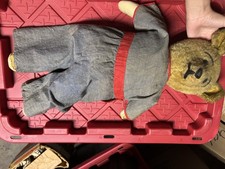 Vintage American Made Straw Filled Teddy Bear 1930s 23