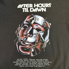 The Weeknd After Hours TIL Dawn Sweatshirt Black Size XL Global Stadium Tour XO