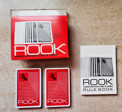 ROOK CARD GAME 100% COMPLETE 1972 WITH RULES  PARKER BROTHERS  Sealed Cards