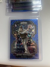 2022 Panini Prizm Baseball Manny Machado Blue Mojo /199- San Diego Padres #178