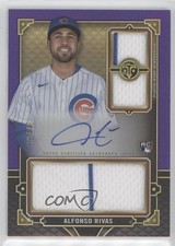 2022 Topps Triple Threads Amethyst 69/75 Alfonso Rivas #RFPAR-AR Auto w7p