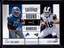 2017 Panini Contenders Kenny Golladay Cooper Kupp Round Numbers Rookie RC #RN-14