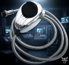 Microfono radio CB cromato cancellazione rumore 4 pin per Cobra 29LTD Ranger Galaxy