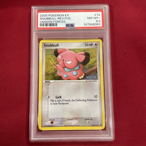Snubbull graded PSA 8.5 for sale on eBay