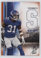 2024 Topps Signature Class Rookies Blue & Orange Tyler Nubin #160 3n1