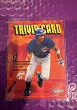 1998 Skybox Dugout Axcess - Trivia Card Jose Cruz Jr. #143 Toronto Blue Jays.