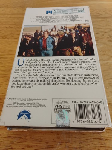 Posse (VHS) Kirk Douglas B47* - Picture 5 of 8
