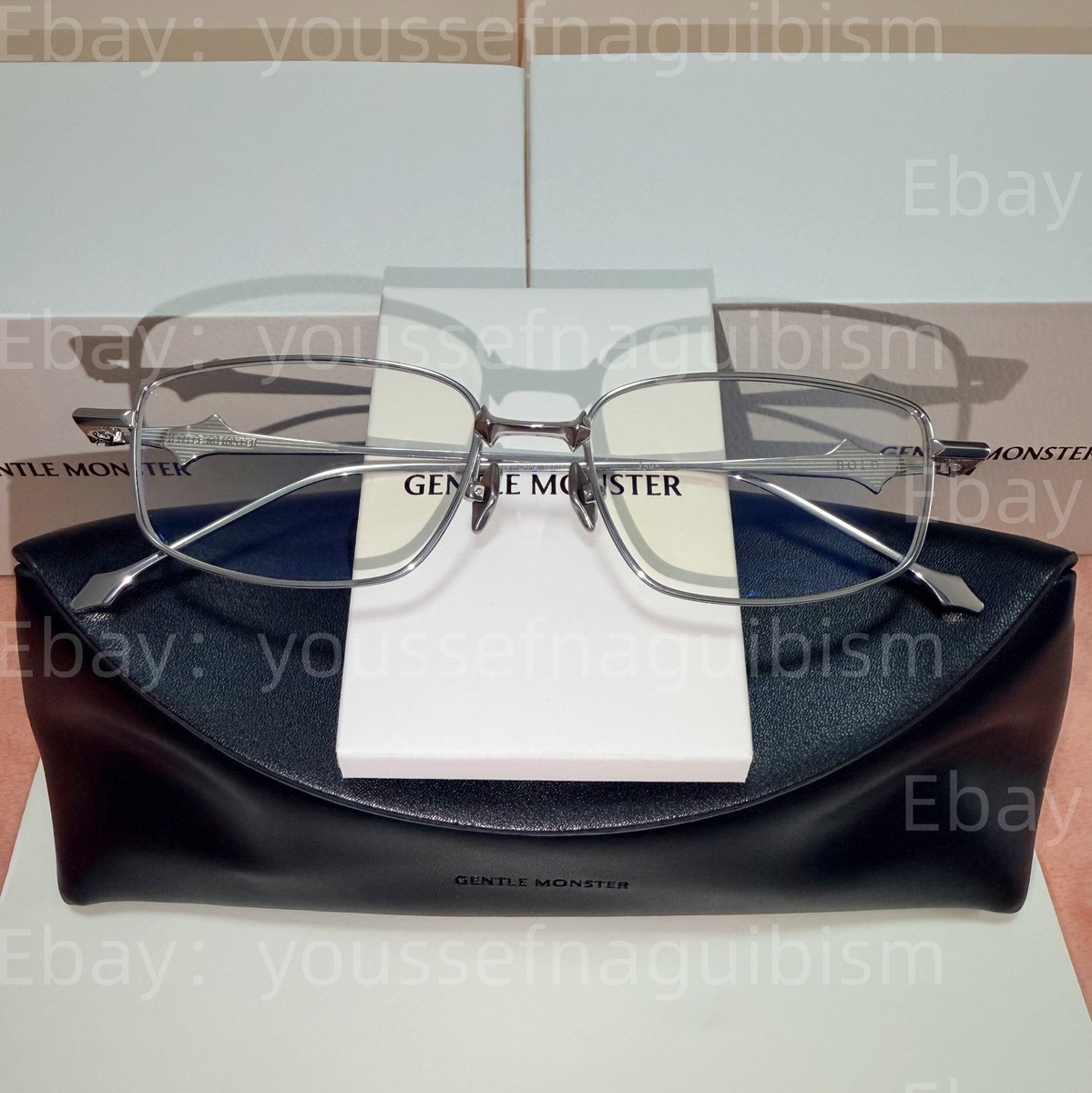 2025 GentleMonster Sunglasses BOLD - Saga 02 Silver Frame Clear