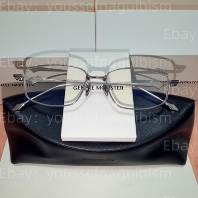 2025 GentleMonster Sunglasses BOLD - Saga 02 Silver Frame Clear