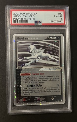 Absol ex graded PSA 6 for sale on eBay