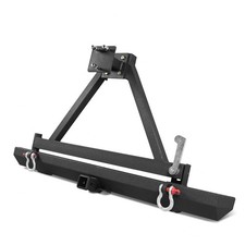 Rear Bumper W Tire Carrier Hitch Receiver Fit 1987-2006 Jeep Wrangler Tj Yj Rear Bumper W Tire Carrier Hitch Receiver Fit 1987-2006 Jeep Wrangler Tj Yj