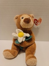 Ty Beanie Baby Bloomfield - MWMT, Bear w/ Flowers
