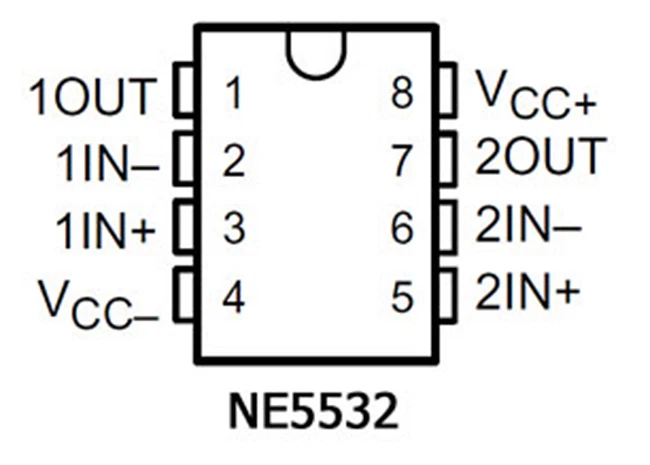 10pcs NE5532P NE5532 Dual Low Noise Op-Amp DIP-8 for Audio Pre Amplifier USA - Image 3 of 4