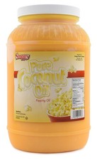 Butter Flavored Coconut Oil for Popcorn - Vegan, Gluten Free, 1 Gallon Jug