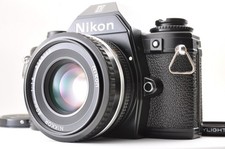 Nikon EM Black SLR 35mm Film Camera /AIS 50mm Pancake MF Lens Near Mint  4040