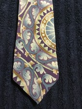 CHRISTIAN DIOR Monsieur Vintage Men Silk Tie Made in USA