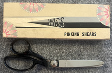 Vintage Wiss Pinking Sheers Model C Made in USA With Box J. Wiss & Sons
