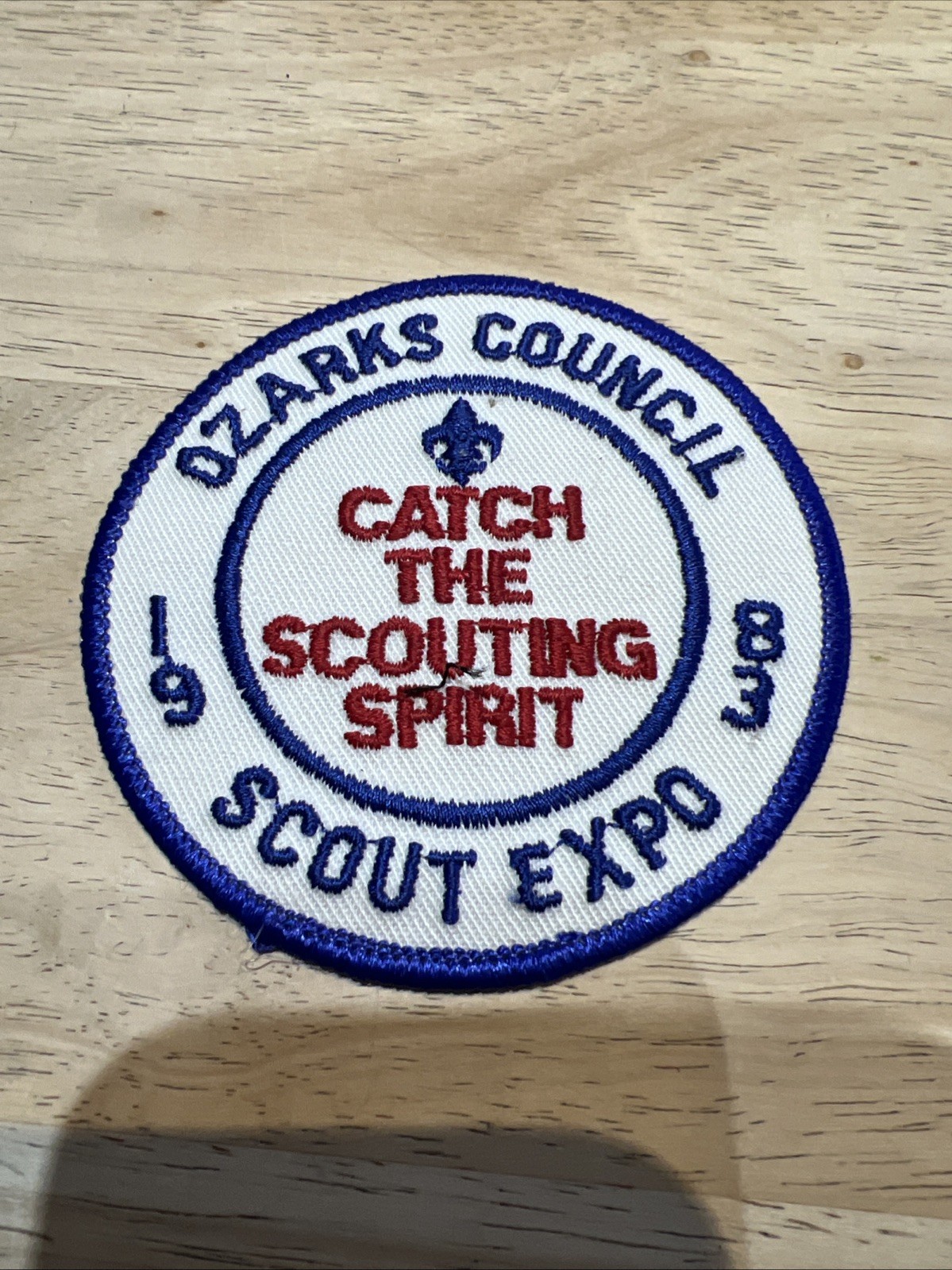 1983 Scout Expo Catch The Scouting Spirit Ozark Trails Council Patch ...