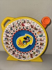 Mickey ABC  s See N  Say Tested  Working Vintage Mattel