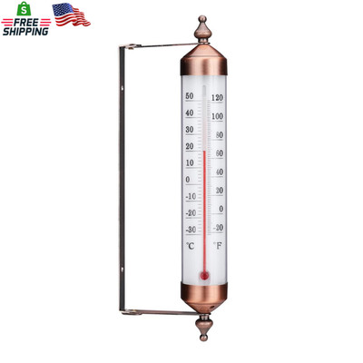 MUMTOP Outdoor Window Thermometer, 10 Inch outside Temperature Gauge Adjustable