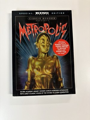 Metropolis 1984 DVD Giorgio Moroder Version Kino OOP w Slipcover