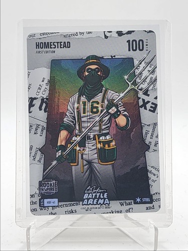 NICK KURTZ HOMESTEAD 2026 BO JACKSON BATTLE ARENA STEEL 1ST RC HEADLINES Q5918