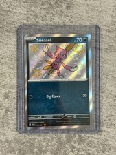 Sneasel 182/091 SV: Paldean Fates Holo Shiny Near Mint Pokemon TCG