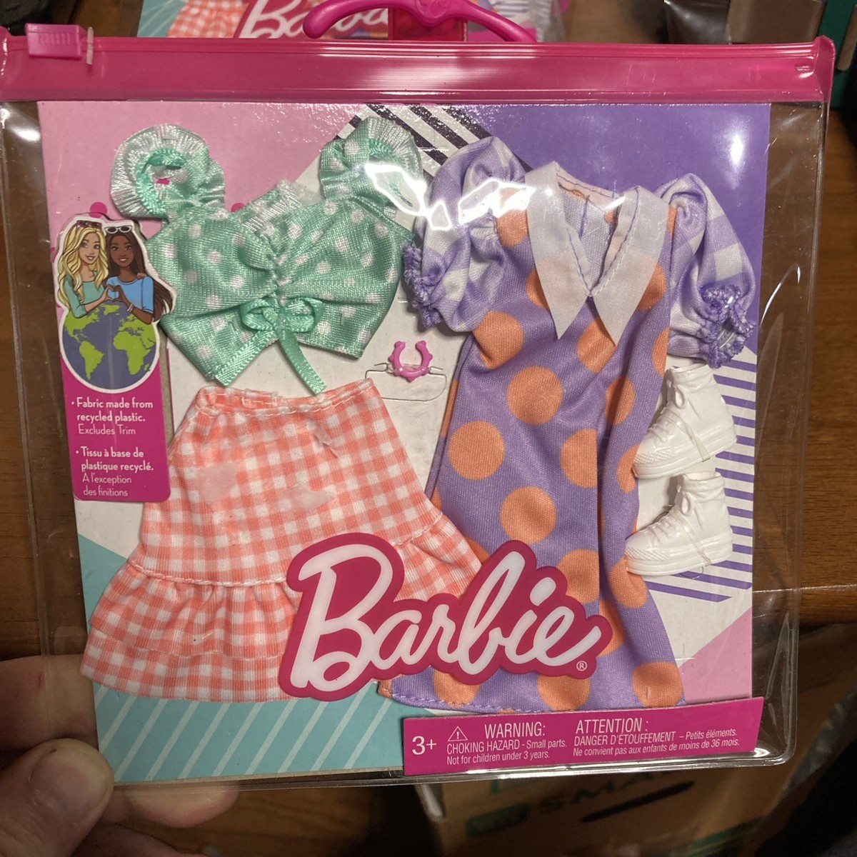 Mattel Fashion Pack Dress Barbie - GWC32 HBV70 white shoes polka dot dress new | eBay Mattel Fashion Pack Dress Barbie - GWC32 HBV70 white shoes polka dot dress new | eBay