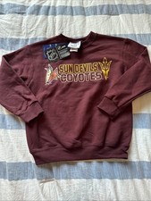 Arizona Coyotes Sun Devils Sweatshirt - NWT Size 6-7 Youth Small
