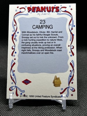 Camping #23 Peanuts Collection Preview Edition 1991 Tuff Stuff
