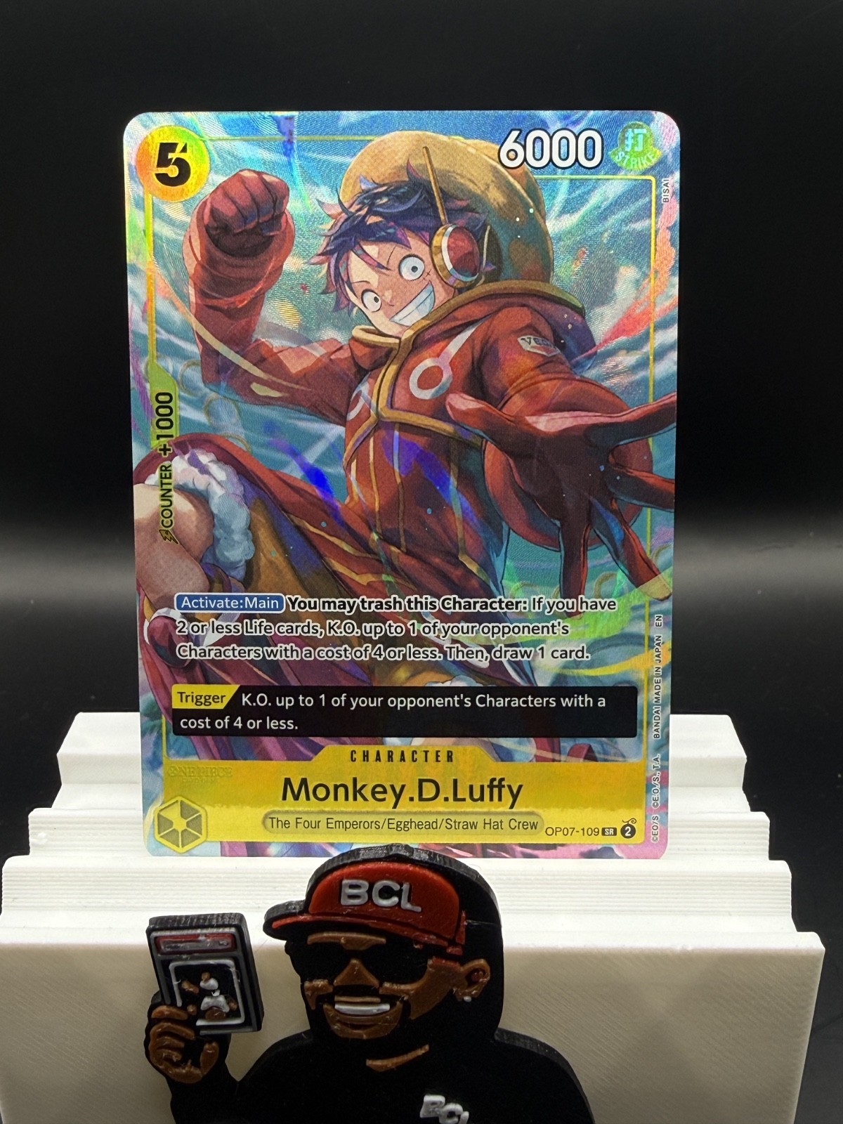 Monkey.D.Luffy Illustration Box Vol. 3 OP07-109 SR Foil One Piece Promo