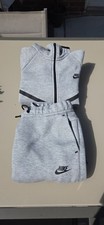 Nike Tech Fleece Tracksuit Grey Size M Full Zip Hoodie Joggers MADURO Excellent