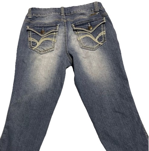 Vanilla Star ~ Women’s  ~ Blue ~ Jeans ~ Size  4 ~ Cropped ~ Denim - Picture 13 of 22