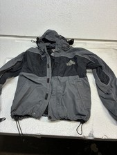 Harley Davidson Hooded Nylon Jacket Reflective Wind Rain XS 97059-07VX