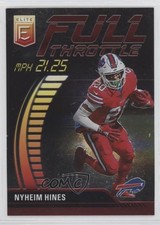 2023 Panini Donruss Elite Full Throttle Red 5/75 Nyheim Hines #FT-NH 2q4