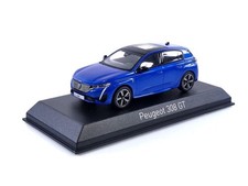 NOREV 1/43 Peugeot 308 GT 2021 Vertigo Blue Diecast Model 473933
