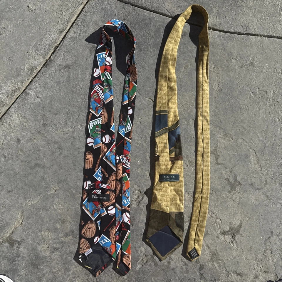 Corbatas especiales para el cuello con temática de béisbol Foto 2 de 4