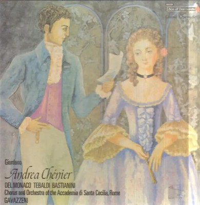 LP-BOX Giordano Andrea Chenier, Gavazzeni, Rome NEAR MINT ace of diamonds