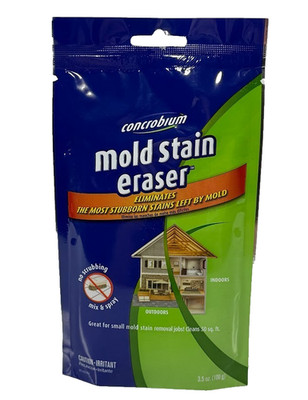 Concrobium Mold Stain Eraser Powder Packet Removes Mold & Mildew Stains 3.5 Oz