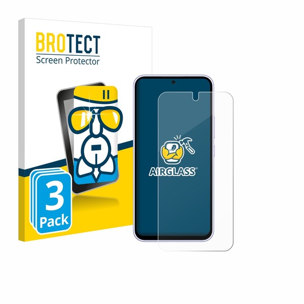 3X Panzerfolie Schutzglas Samsung Galaxy A54 5G Enterprise Edition Displayschutz-image