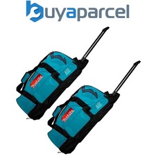 2 x Makita LXT600 Heavy Duty Padded ToolBag Tool Bag Wheels 831279-0 Duffel Bag