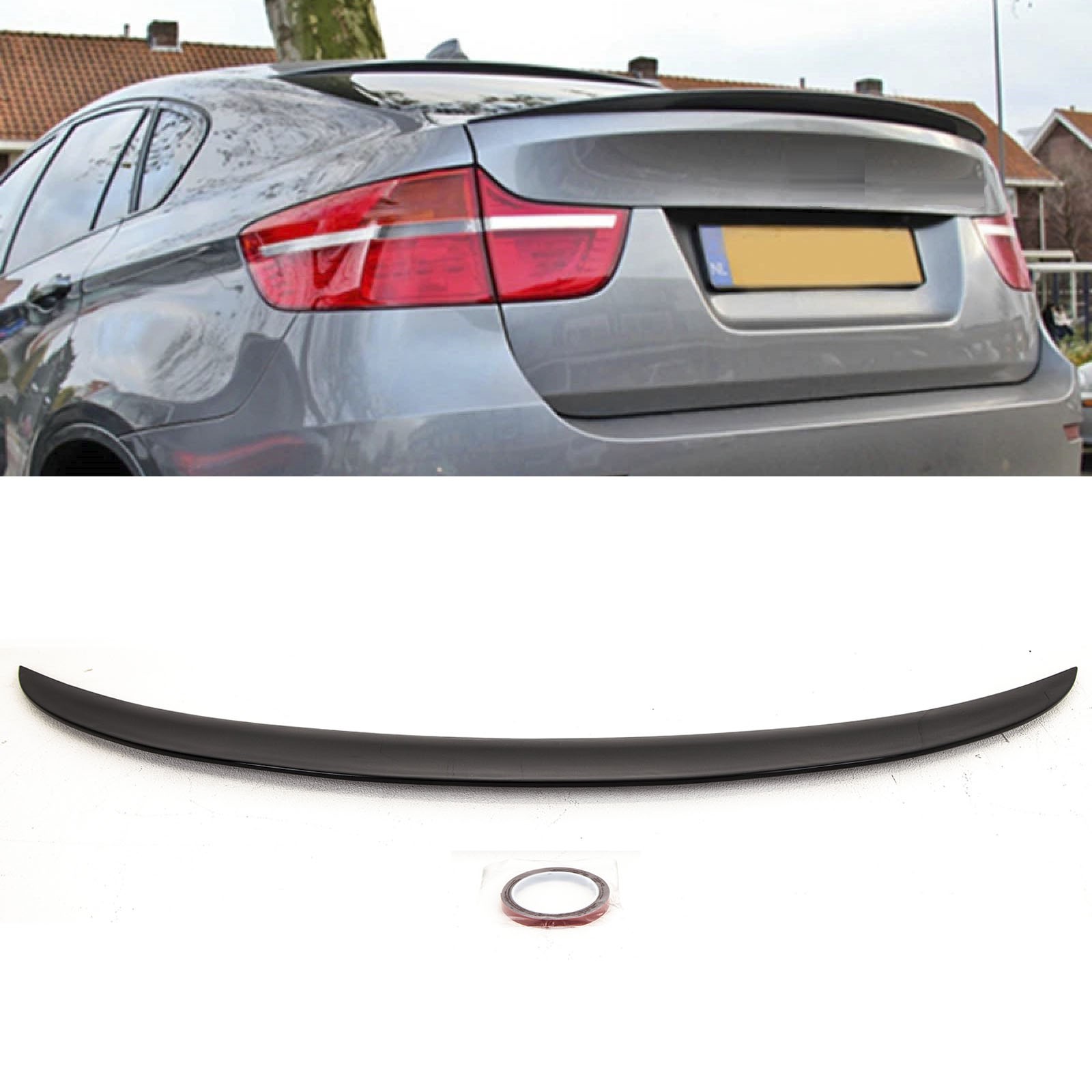 Fits BMW X6 E71 E72 X6M Rear Trunk Boot Lip Spoiler