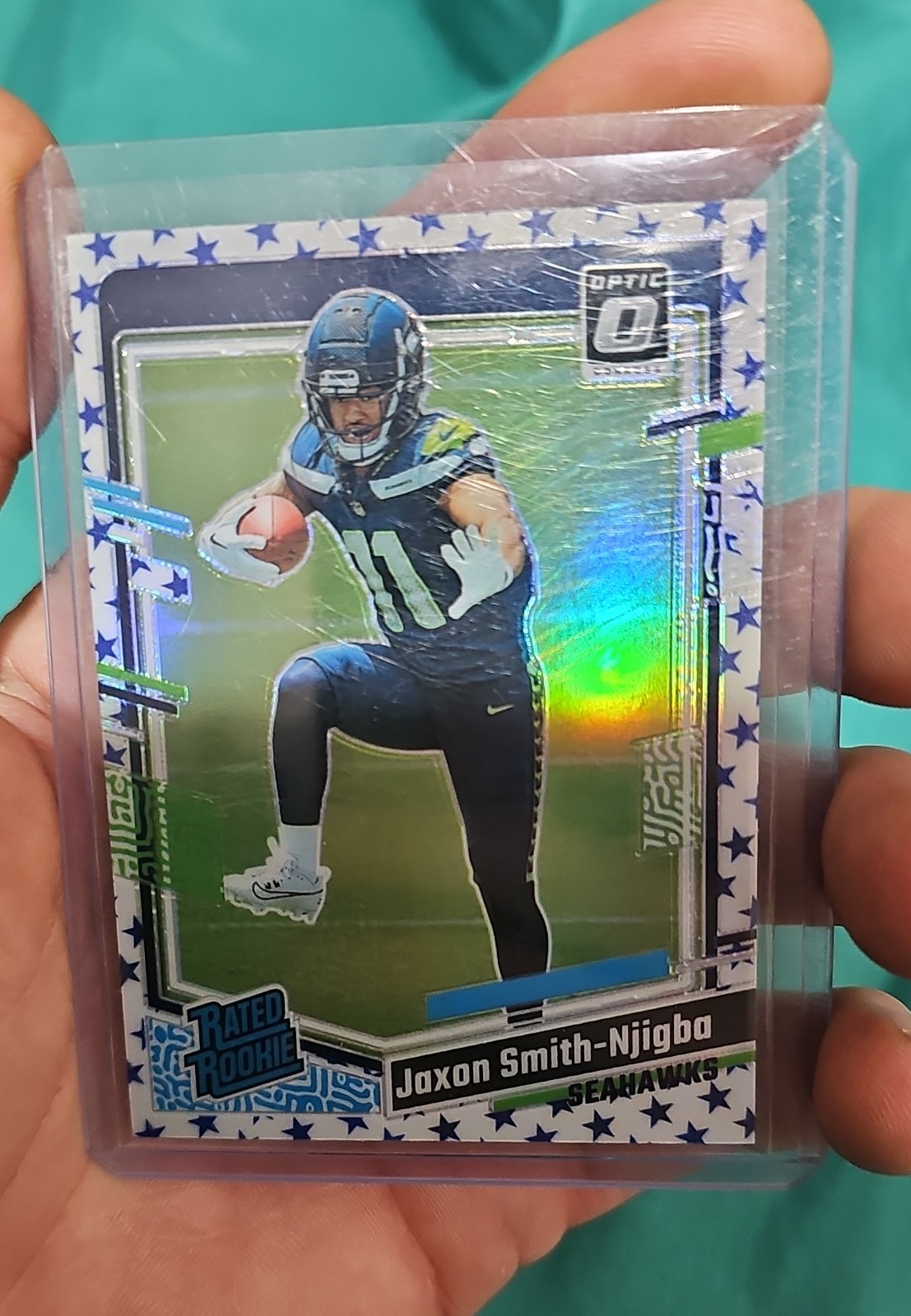 2023 Panini Donruss Optic - Rated Rookie Jaxon Smith-Njigba 293 Stars Prizm (RC)