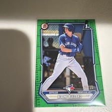 2026 Bowman Blaine Bullard 1st /99 Green Border Prospect #BP-18 Blue Jays