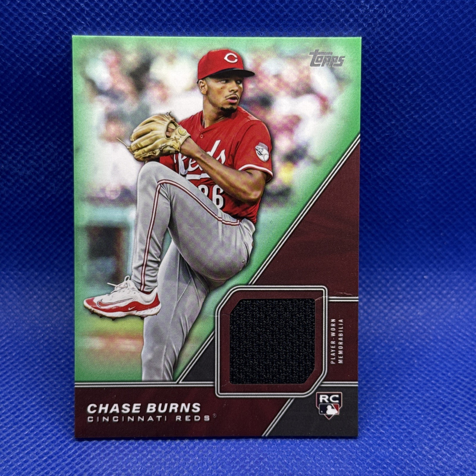 2026 Topps Series 1 - Major League Material Chase Burns #MLM-CB Green /99