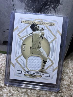 2021 Panini National Treasures - Sepia Ronald Acuña Jr. #54/99 (MEM)