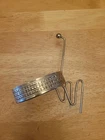Mid Century Glass Chip And Dip Bowl Holder Bracket Anchor Hocking